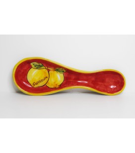 Red pottery spoon rests