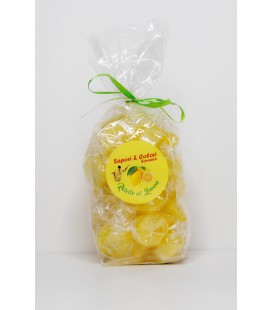 Caramelle artigianali al limone Rotelle 200gr