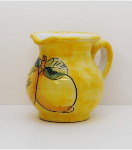 Yellow pottery pitcher 1/4L