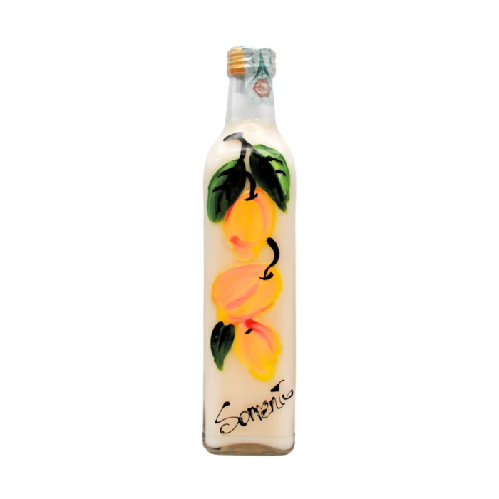 Limoncello Cream – Marasca Bottle Hand-Painted with Lemons
