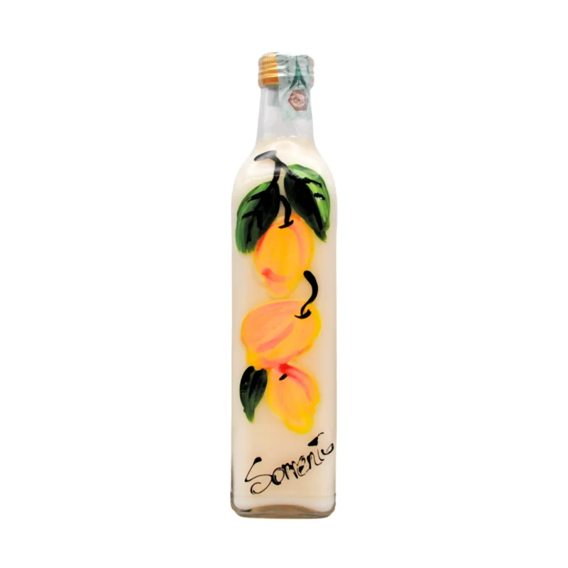 Limoncello Cream – Marasca Bottle Hand-Painted with Lemons