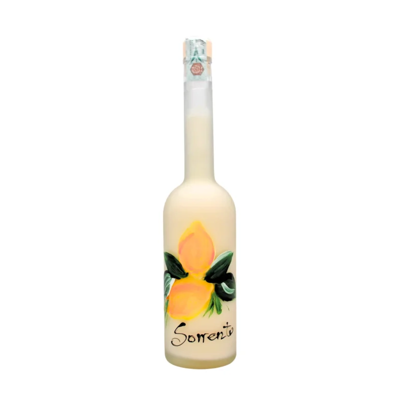 Limoncello Cream – Opera Bottle with Hand-Painted Lemons