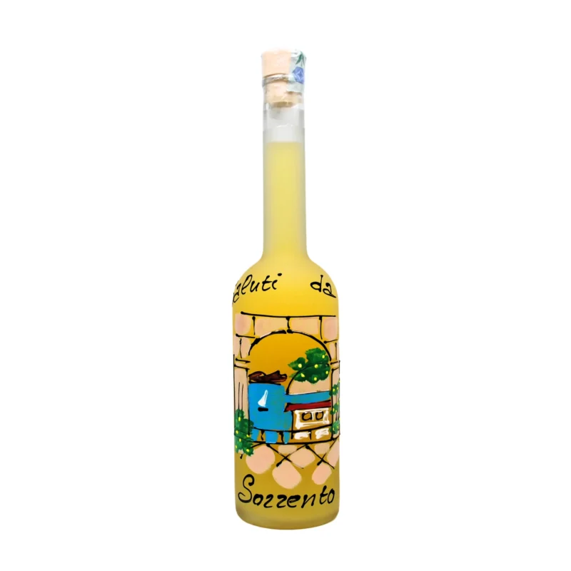 Limoncello – ‘Opera’ Bottle with Painted Landscape