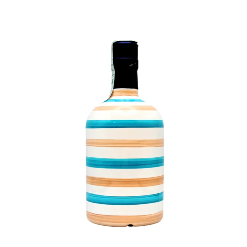 Limoncello – Hand-Painted Glass Bottle – Gold